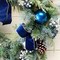 30" Holiday Pine & Pinecone Wreath with Bow Accent Classic Festive Door Decoration